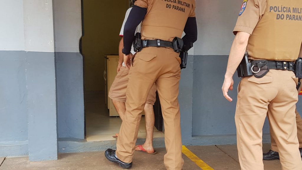 Homem de 34 anos é detido pela PM no Brasmadeira por crimes previstos na Lei Maria da Penha
