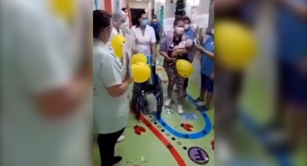 Bebê que nasceu prematuro recebe alta do HUOP e emociona familiares e equipes que o atenderam