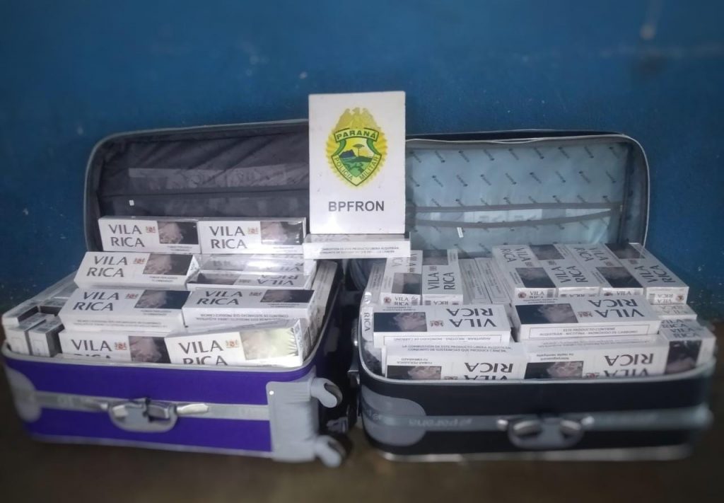 BPFRON apreende cigarros contrabandeados durante Operação Hórus em Matelândia