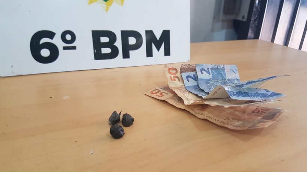 UPS Norte detém dupla e apreende cocaína na Rua Pico da Neblina, no Bairro Morumbi