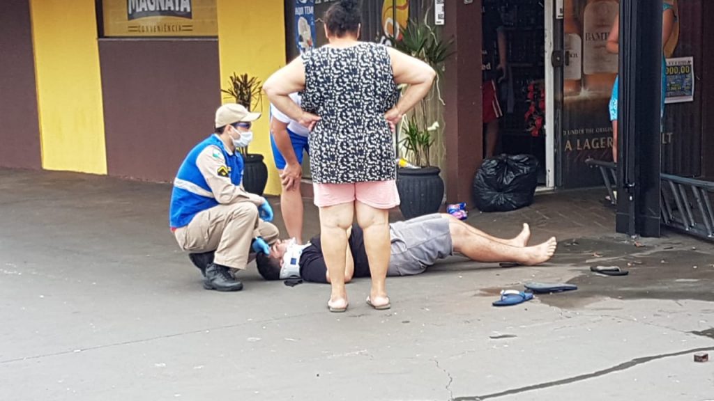 Rapaz de 19 anos cai de escada em estabelecimento no Bairro Santa Cruz