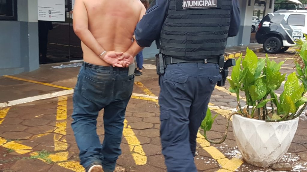 Acusado de agredir a esposa no Bairro Cataratas é preso pela Guarda Municipal