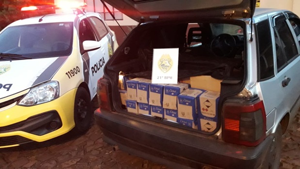 Polícia Militar apreende 720 frascos de desodorante em Flor da Serra do Sul