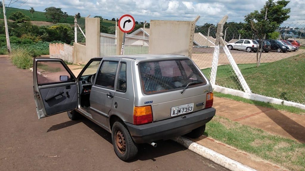 Uno que havia sido furtado no Centro é localizado na região do Bairro Presidente Uno que havia sido furtado no Centro é localizado na região do Bairro Presidente