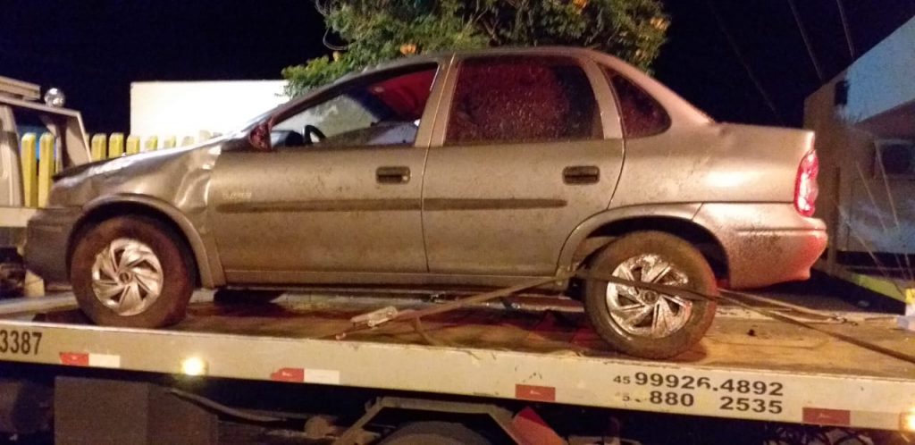 PRE recupera veículo furtado na PR-495, em Santa Helena