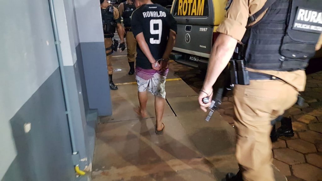 Patrulha Rual detém quatro suspeitos de furto de veículo em Laranjeiras do Sul