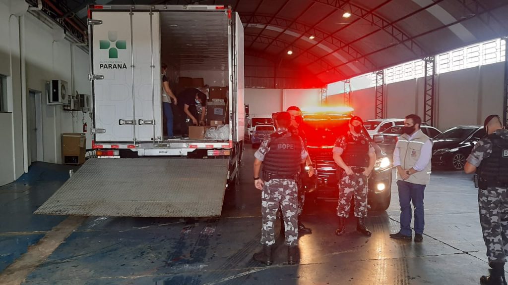 10ª Regional de Saúde recebe insumos para a vacinação contra a Covid-19