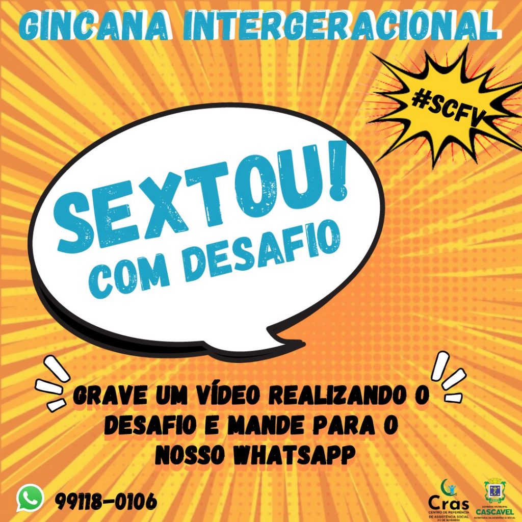 Atividades online movimentam o CRAS XIV de Novembro
