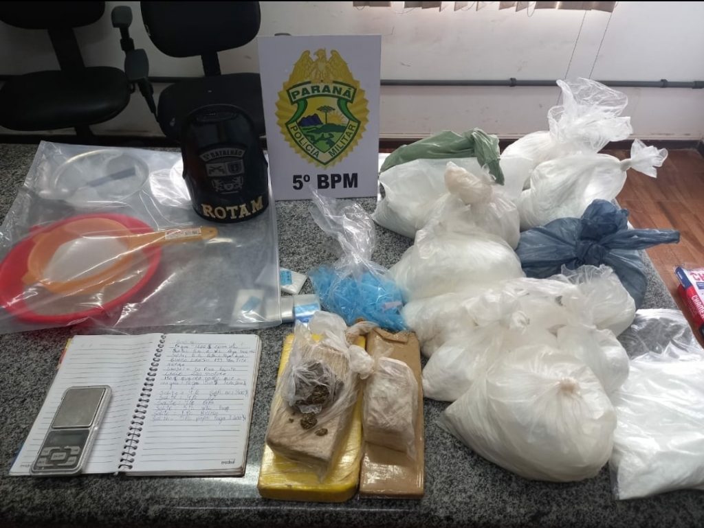 Homens são presos por tráfico de drogas na Vila Recreio, em Londrina
