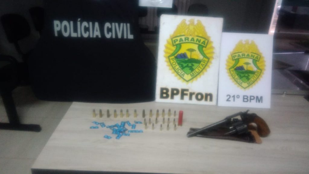 Polícia Militar e Polícia Civil cumprem mandado de busca e apreensão em Santo Antônio do Sudoeste