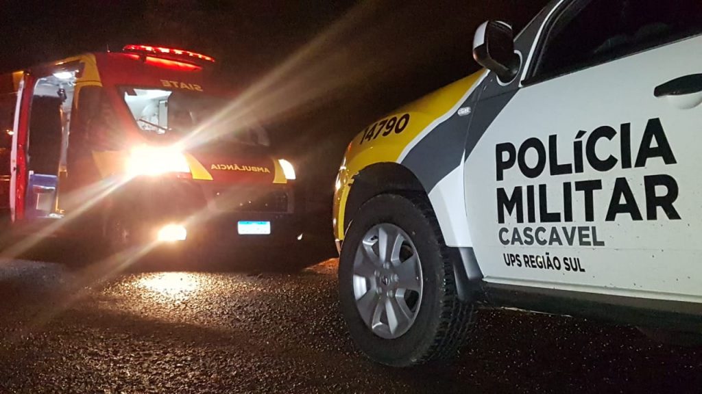 Mulher fica ferida em briga de família, no Brasmadeira