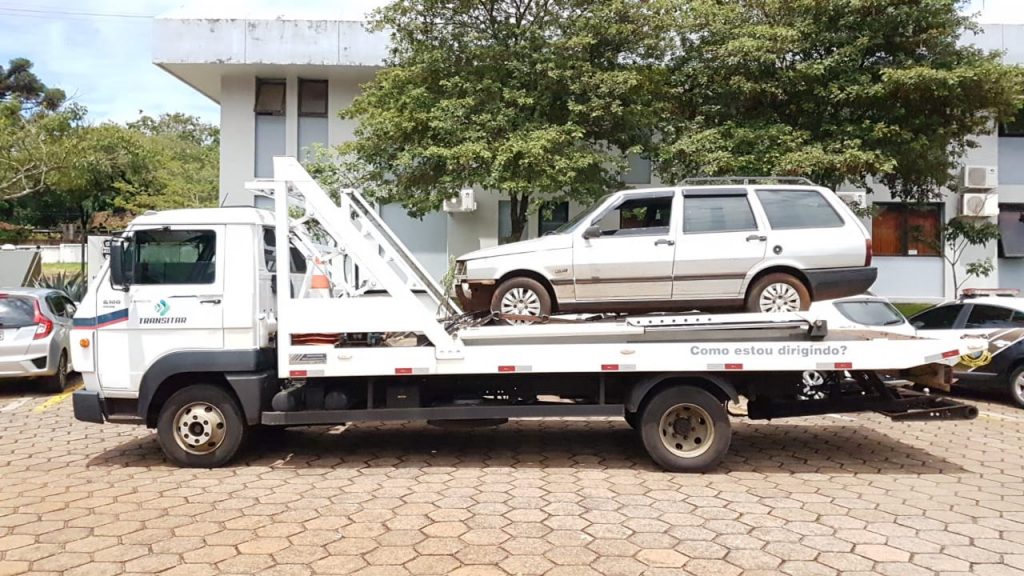 Veículo Elba com registro de furto é localizado pela GM no Sanga Funda