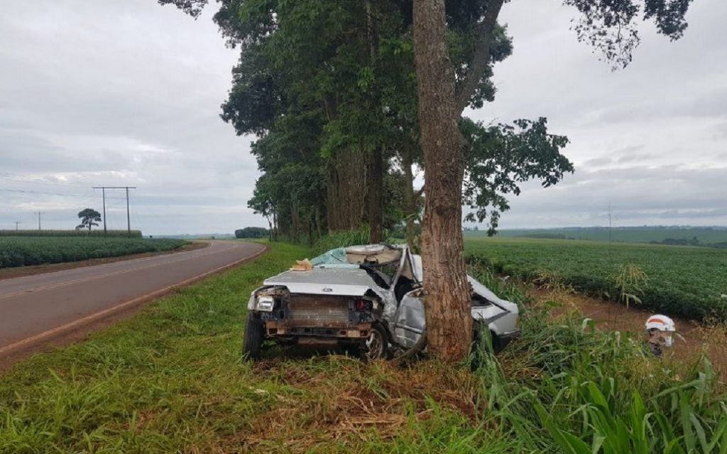 Palotina: Acidente deixa uma vítima fatal próximo a Linha Madrugada