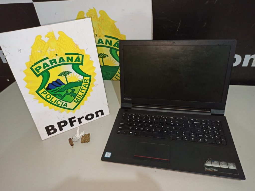 Operação Vida: BPFron recupera notebook furtado em Guaíra Operação Vida: BPFron recupera notebook furtado em Guaíra