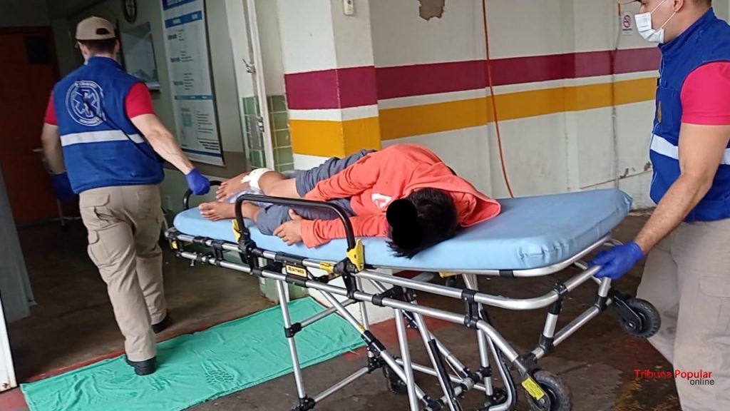 Adolescente de 14 anos é atendido pelo Siate após ser picado por animal peçonhento em Foz do Iguaçu