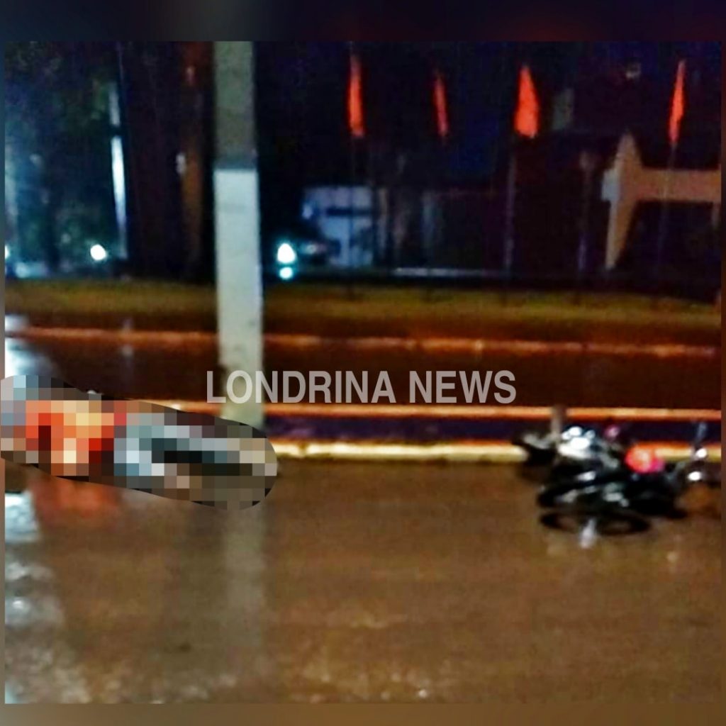 Motociclista morre ao colidir contra poste em Sertanópolis