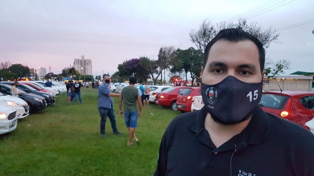 Com manifestação silenciosa, motoristas de App reivindicam melhores condições de trabalho
