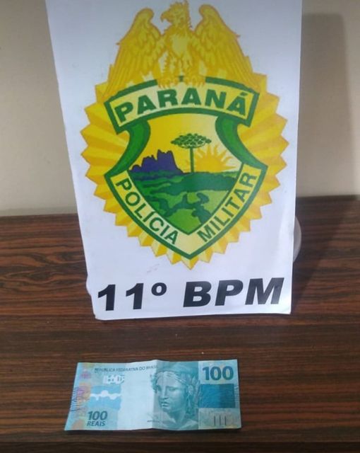 Mulher é presa após repassar nota de R$ 100 falsa na rodoviária de Engenheiro Beltrão