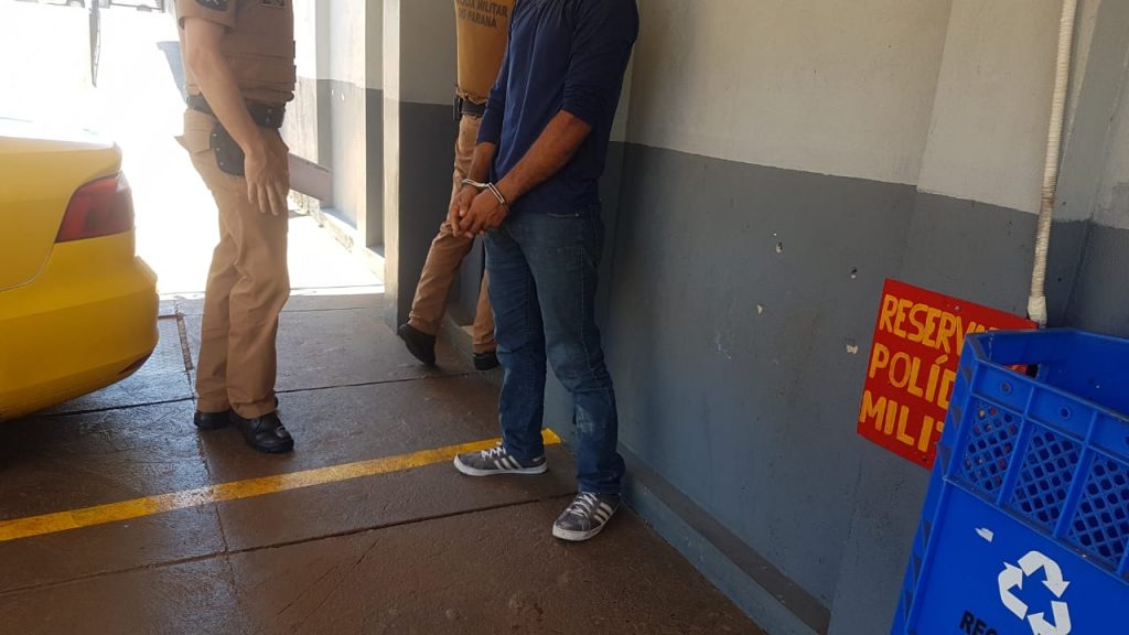 Acusado de violência doméstica, homem é preso pela PM no Bairro Santa Cruz