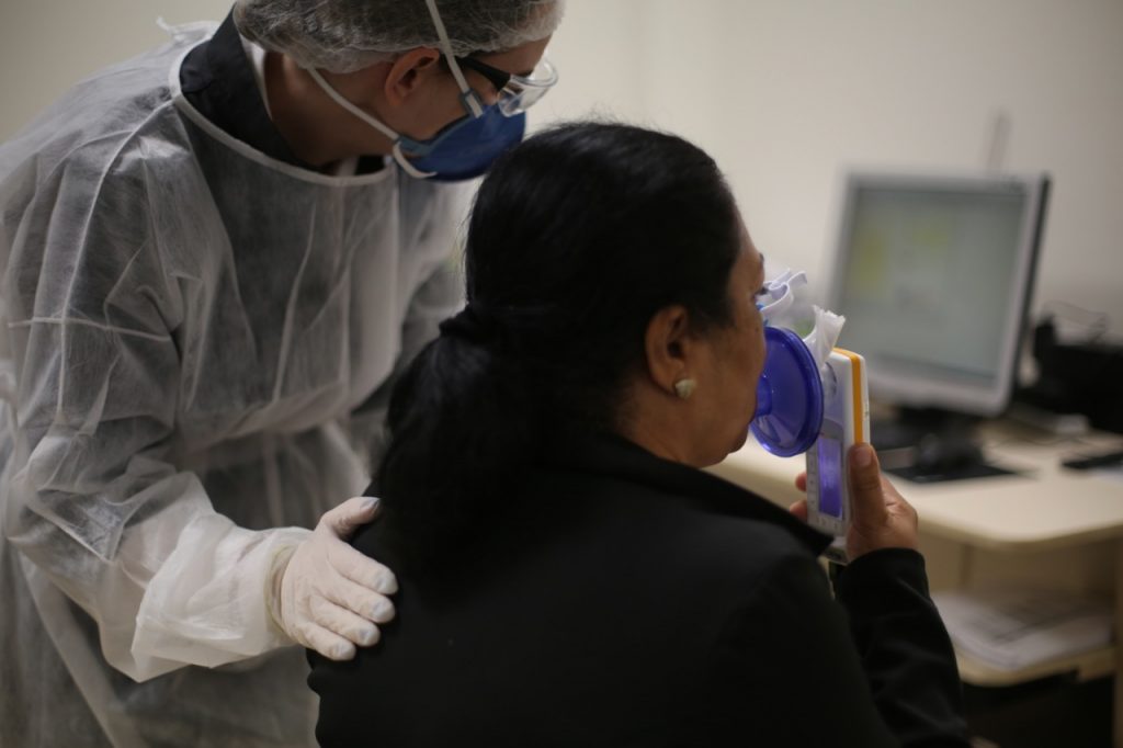Covid-19: cerca de 60 pacientes já fizeram a espirometria
