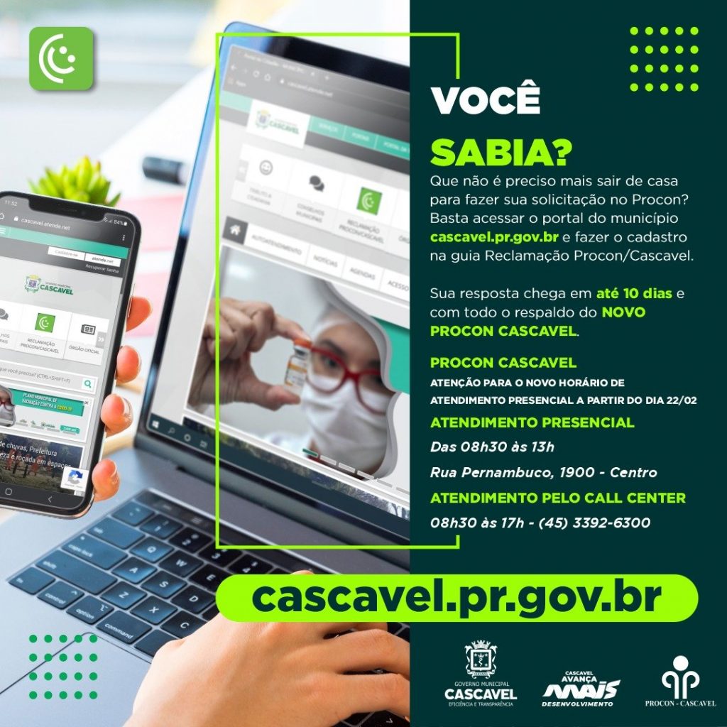 Procon Cascavel cria atendimento online