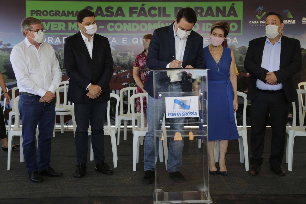 Governador autoriza construção de Condomínio do Idoso em Ponta Grossa Governador autoriza construção de Condomínio do Idoso em Ponta Grossa