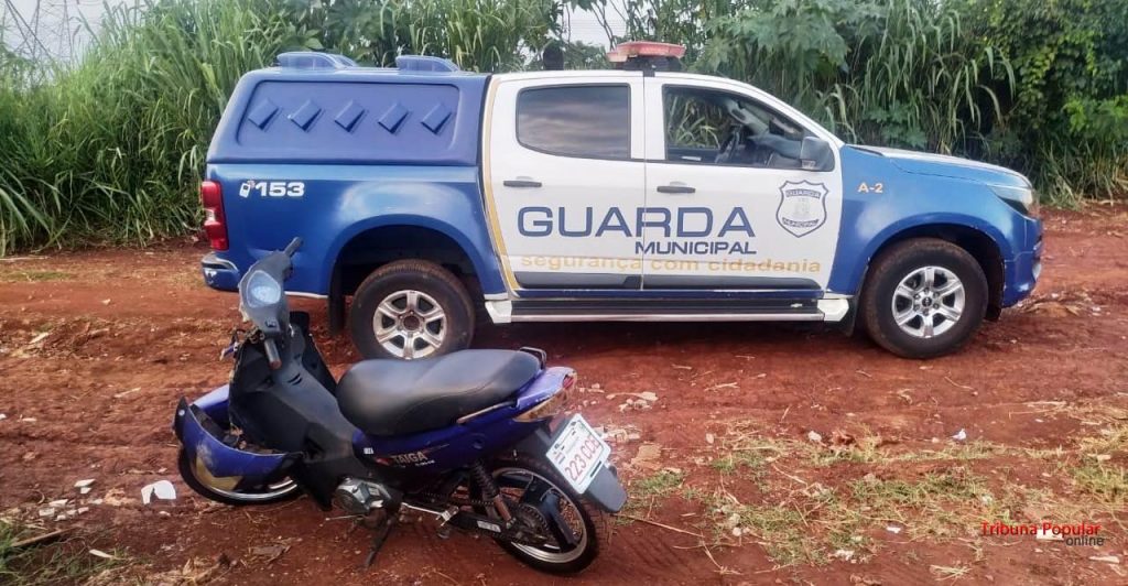 Guarda Municipal recupera motocicleta furtada em Foz do Iguaçu