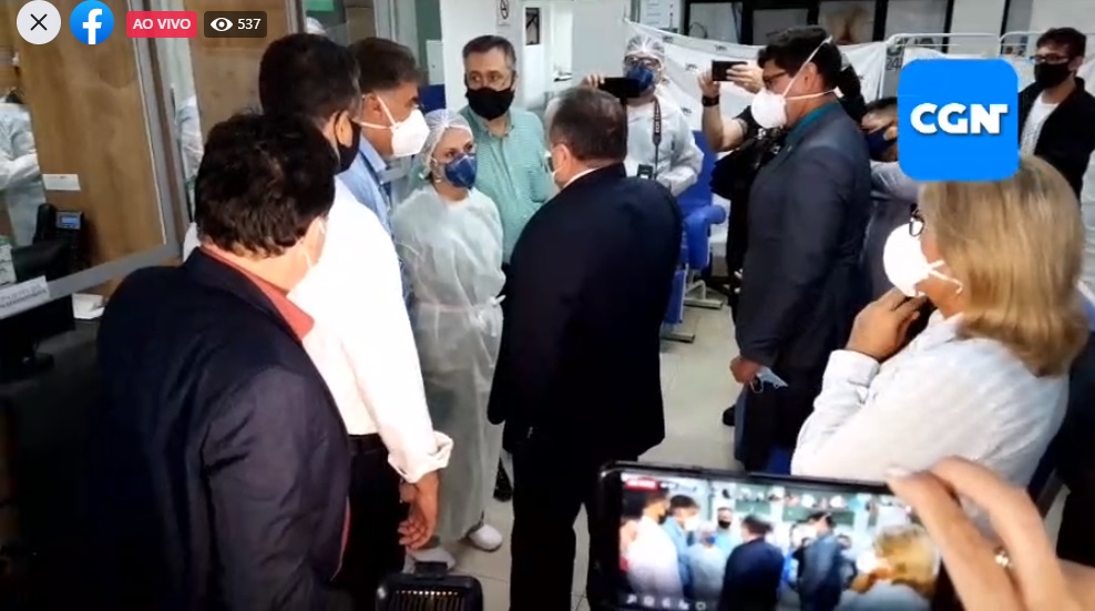 Pazuello afirma que veio a Cascavel para demonstrar que 'estamos juntos' e compreender a demanda