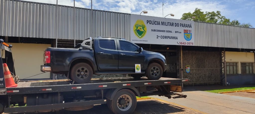 Durante Operação Hórus BPFRON recupera em Guaíra veículo roubado em Ortigueira