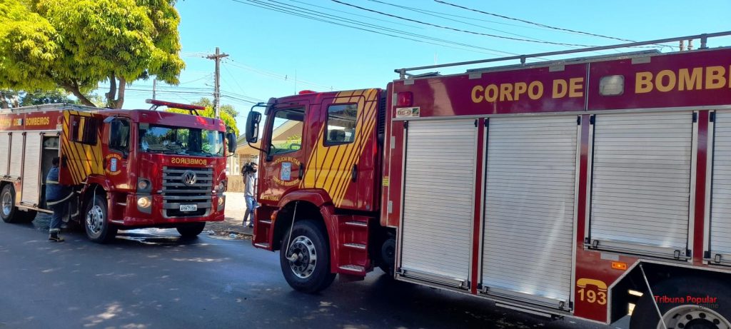 Panela esquecida no fogo gera princípio de incêndio em residência em Foz do Iguaçu
