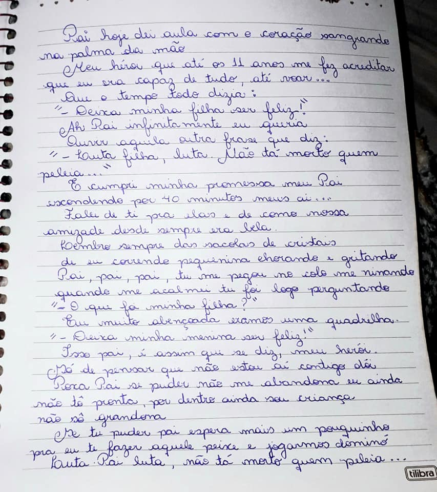 Uma carta para meu pai