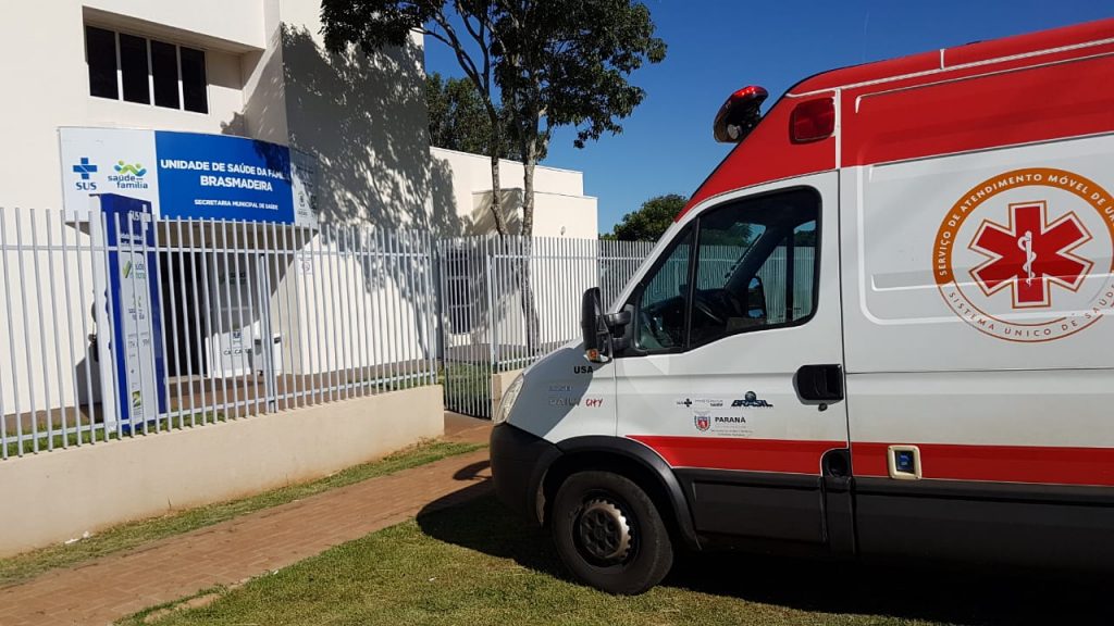 Menino de dois anos com quadro convulsivo é socorrido pelo Samu na USF do Bairro Brasmadeira