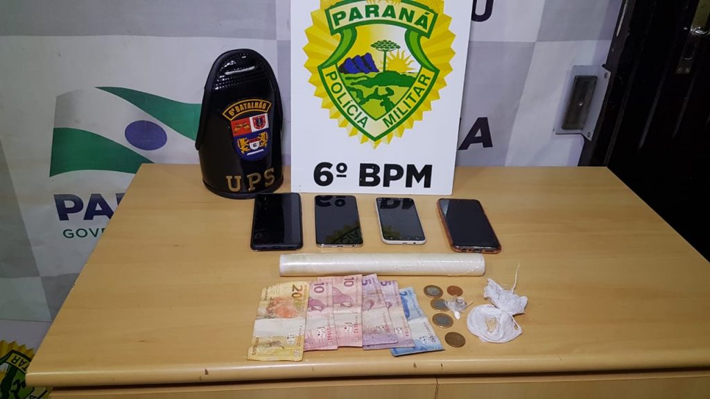 Cinco são detidos pela UPS Norte em ação contra o tráfico de drogas em Cascavel