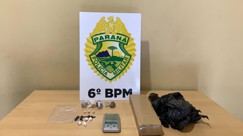 Após denúncia, PM localiza maconha, cocaína, crack e balança de precisão no Bairro Floresta
