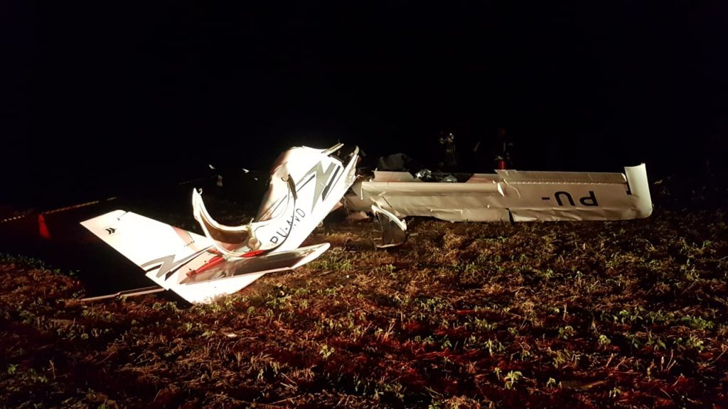 Queda de avião: vítimas foram identificadas oficialmente como Lyncoln Carneiro e Carlos Morales