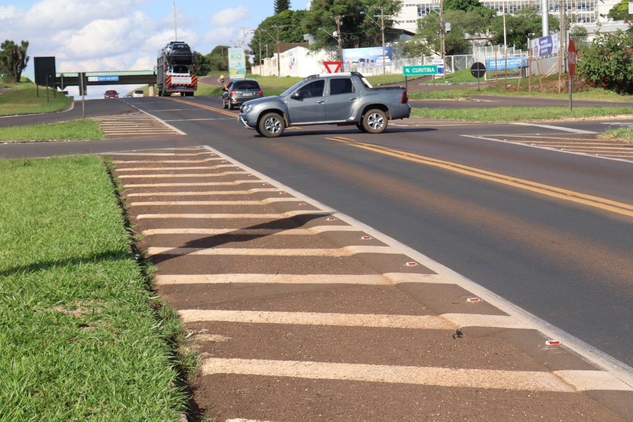 Travessia na BR-277, no Trevo Carelli, não será mais permitida a partir desta quinta-feira (25)