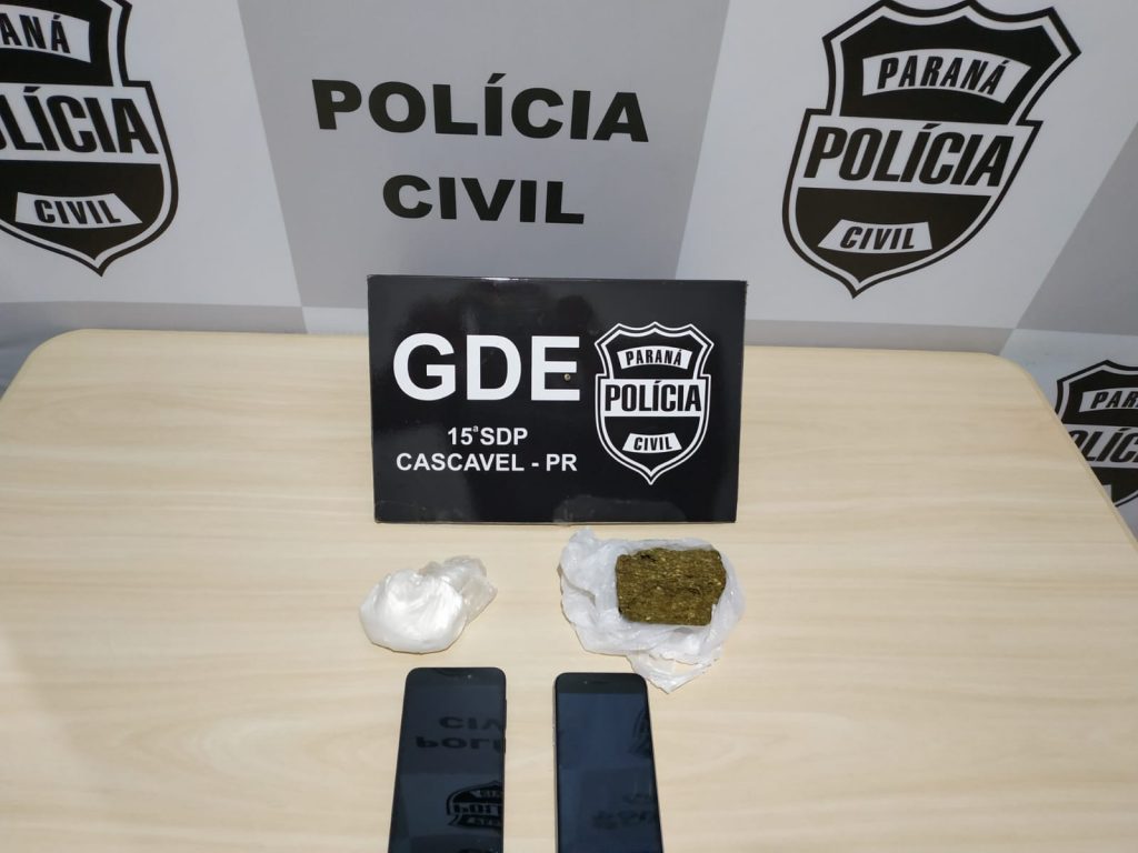 Mulher que portava maconha é detida pelo GDE no Bairro Cancelli