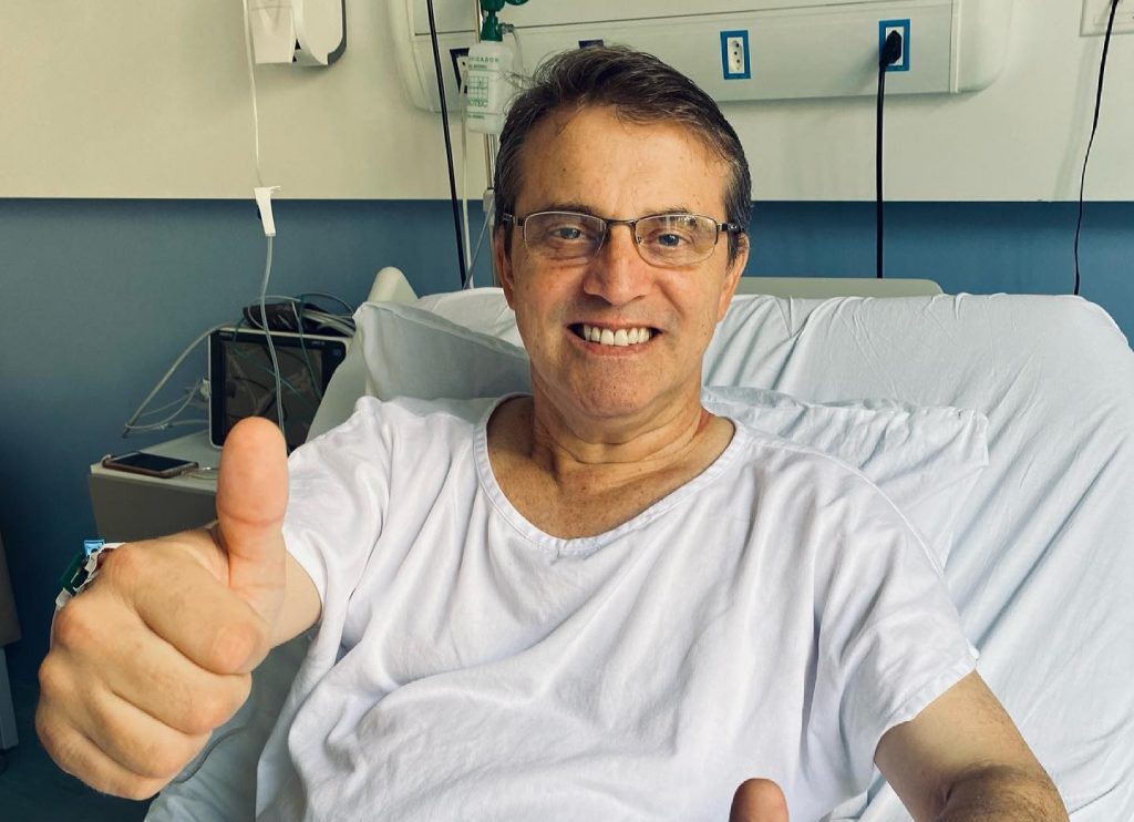 Beto Lunitti tem boa evolução e possibilidade de alta hospitalar breve