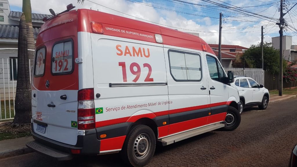 Idoso de 90 anos que apresentava fala desconexa é atendido pelo Samu no Bairro Parque Verde