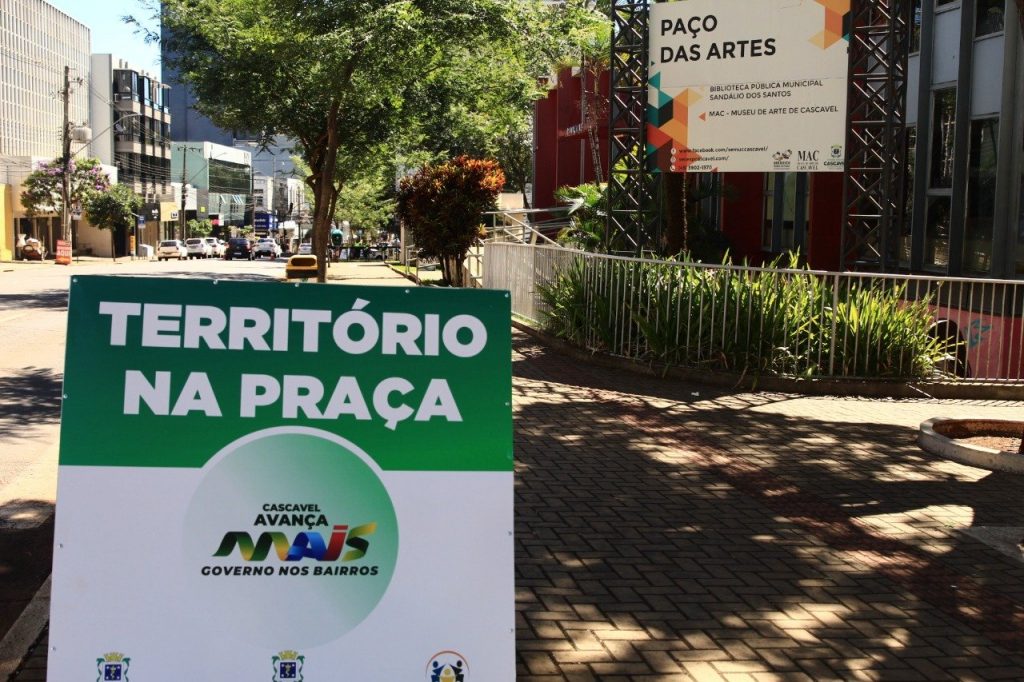 Programa Território na Praça tem projeto piloto lançado hoje em Cascavel