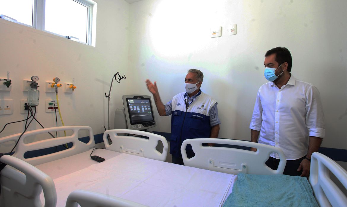 Governo do Rio inaugura hospital para tratar pacientes com covid-19 Imagem referente a Governo do Rio inaugura hospital para tratar pacientes com covid-19