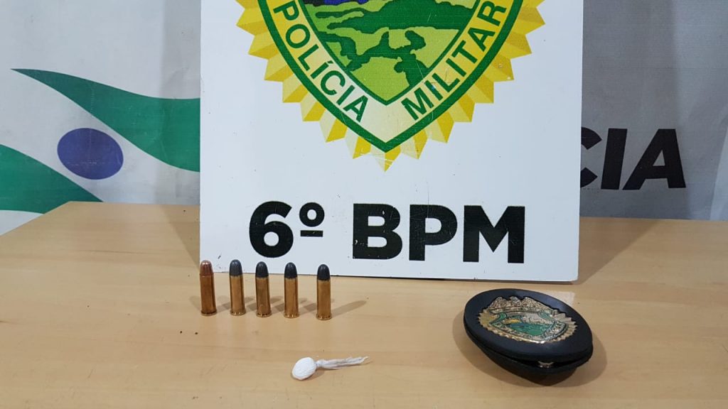 PM detém homem e apreende munições e cocaína no Alvorada