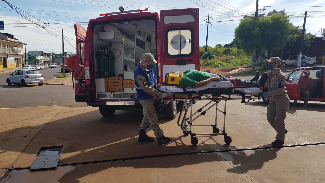 Trabalhador é atropelado em pátio de posto de combustíveis no Floresta