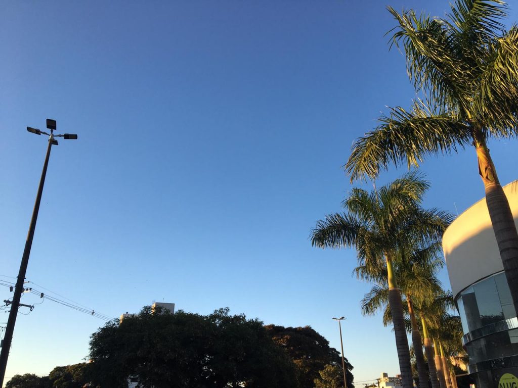 Cascavel terá dia limpo e ensolarado, segundo a previsão para esta quarta-feira