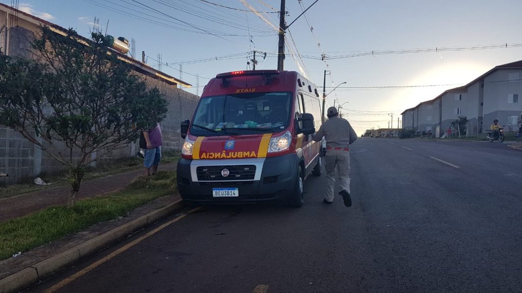 Idoso fica ferido após sofrer queda de mesmo nível no Conjunto Riviera