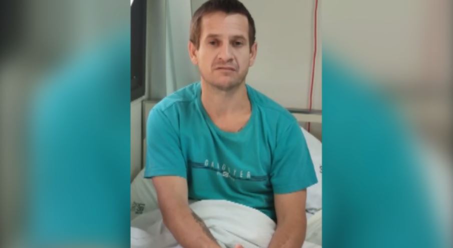 Edson Luiz de Angelo, que sofreu fratura, está há mais de 5 meses com osso exposto e clama por ajuda para realizar cirurgia