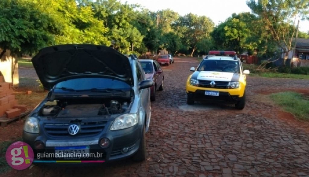 Polícia Militar recupera veículo levado em assalto durante a madrugada