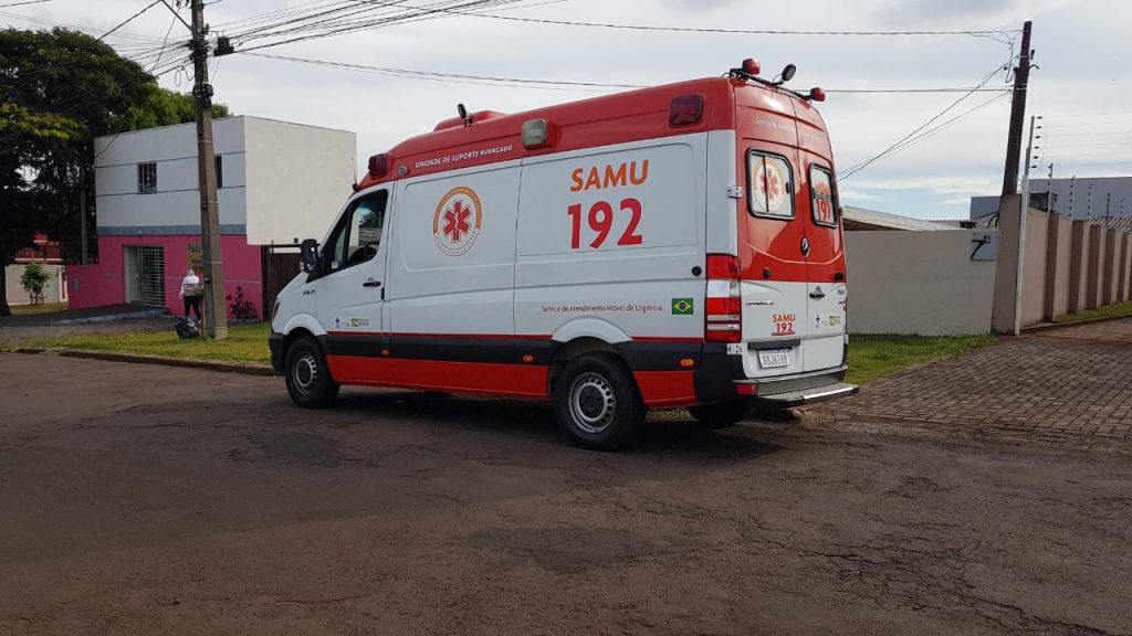 Samu é acionado para socorrer vítima de atropelamento no interior de Santa Helena
