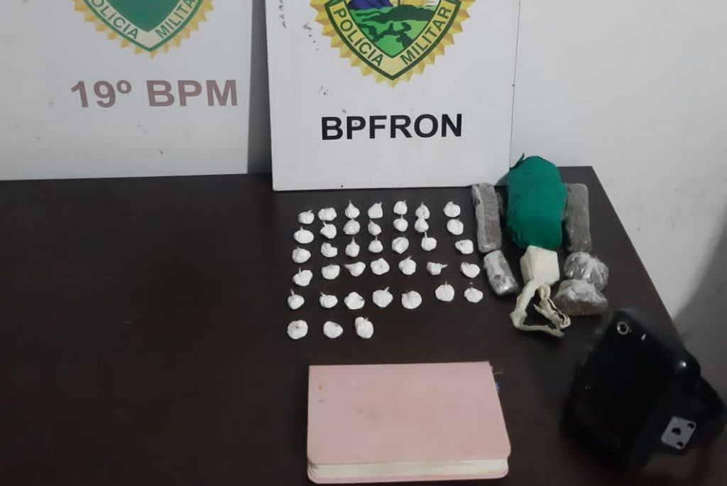 PM apreende drogas em residência em Toledo durante a Operação Hórus