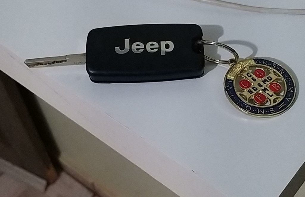 Foi perdida uma chave de carro na região do Bairro Consolata